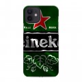 Дизайнерский силиконовый чехол для Iphone 12 Heineken