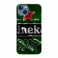 Дизайнерский силиконовый чехол для Iphone 13 Heineken