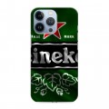 Дизайнерский силиконовый чехол для Iphone 13 Pro Heineken