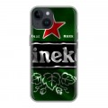 Дизайнерский пластиковый чехол для Iphone 14 Heineken