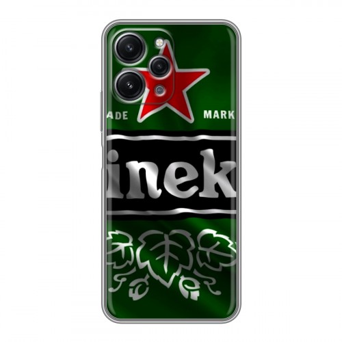 Дизайнерский силиконовый чехол для Xiaomi RedMi 12 Heineken