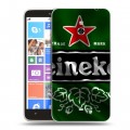 Дизайнерский пластиковый чехол для Nokia Lumia 1320 Heineken