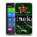 Дизайнерский силиконовый чехол для Nokia XL Heineken