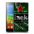 Дизайнерский пластиковый чехол для Lenovo A6000 Heineken