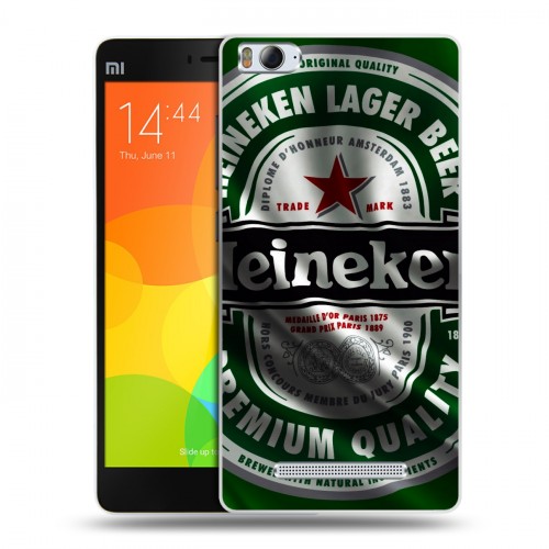 Дизайнерский пластиковый чехол для Xiaomi Mi4i Heineken