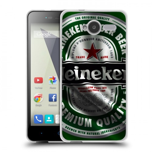 Дизайнерский пластиковый чехол для ZTE Blade L3 Heineken