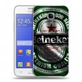 Дизайнерский силиконовый чехол для Samsung Galaxy J7 Heineken