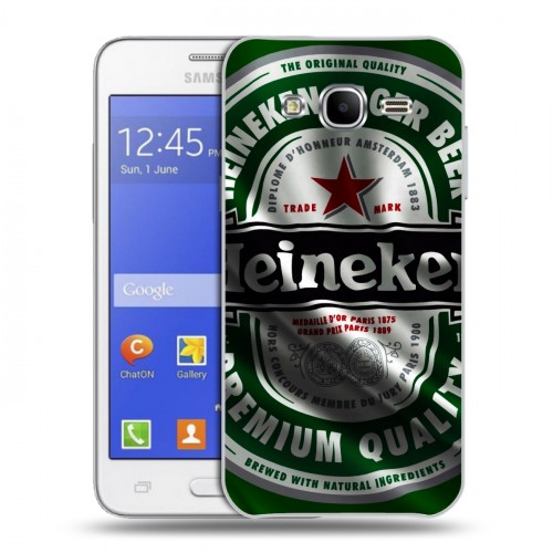 Дизайнерский силиконовый чехол для Samsung Galaxy J7 Heineken