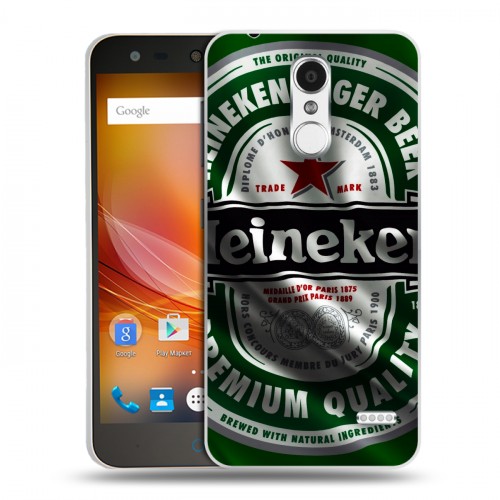 Дизайнерский пластиковый чехол для ZTE Blade X5 Heineken