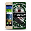 Дизайнерский пластиковый чехол для Huawei GR3 Heineken