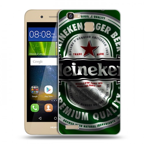 Дизайнерский пластиковый чехол для Huawei GR3 Heineken