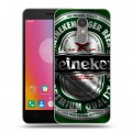 Дизайнерский пластиковый чехол для Lenovo K6 Heineken