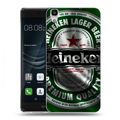 Дизайнерский пластиковый чехол для Huawei Y6II Heineken