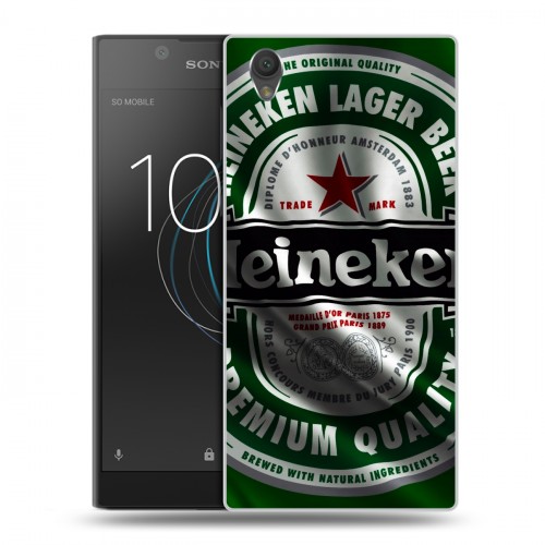 Дизайнерский пластиковый чехол для Sony Xperia L1 Heineken