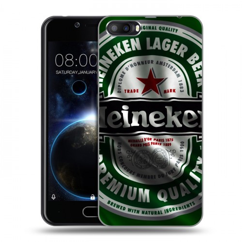 Дизайнерский пластиковый чехол для Doogee Shoot 2 Heineken