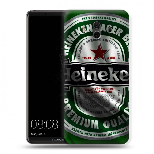 Дизайнерский пластиковый чехол для Huawei Mate 10 Heineken