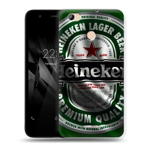 Дизайнерский силиконовый чехол для Micromax Canvas Juice 4 Q465 Heineken