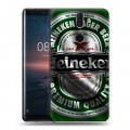 Дизайнерский пластиковый чехол для Nokia 8 Sirocco Heineken