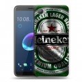 Дизайнерский пластиковый чехол для HTC Desire 12 Heineken