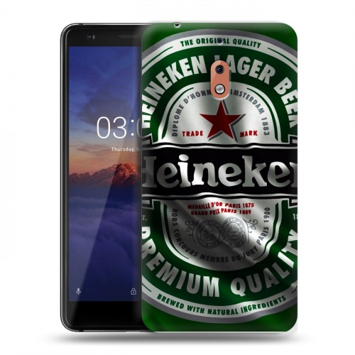 Дизайнерский пластиковый чехол для Nokia 2.1 Heineken