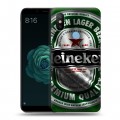 Дизайнерский силиконовый чехол для Xiaomi Mi A2 Heineken