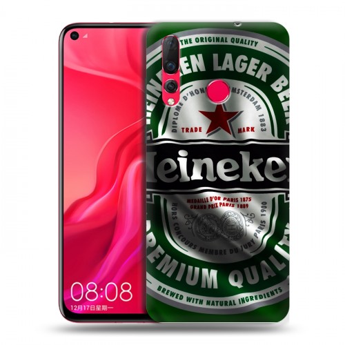 Дизайнерский пластиковый чехол для Huawei Nova 4 Heineken