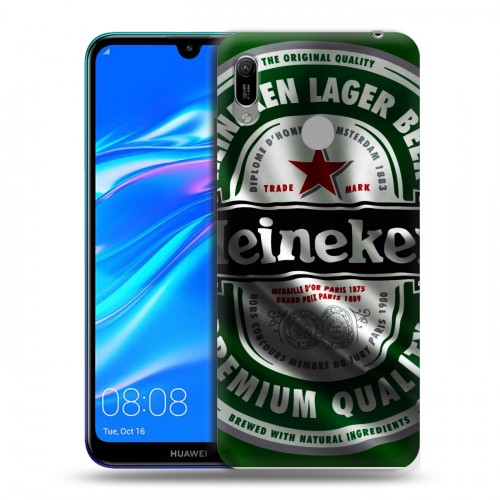 Дизайнерский пластиковый чехол для Huawei Y6 (2019) Heineken