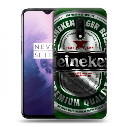 Дизайнерский пластиковый чехол для OnePlus 7 Heineken