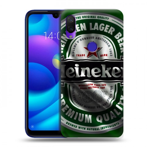 Дизайнерский пластиковый чехол для Xiaomi Mi Play Heineken