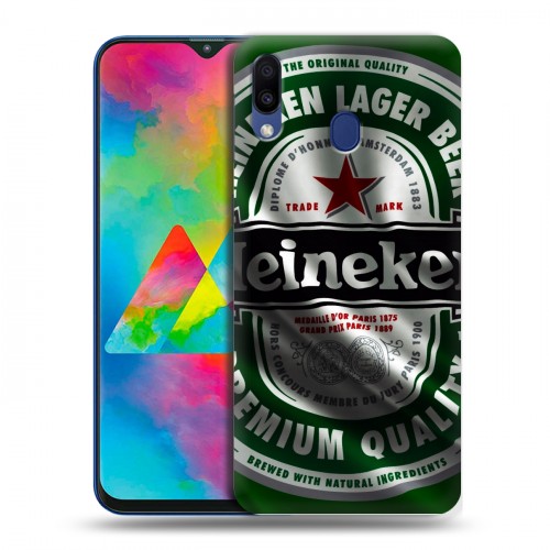 Дизайнерский силиконовый чехол для Samsung Galaxy M20 Heineken