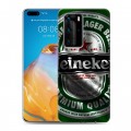 Дизайнерский пластиковый чехол для Huawei P40 Pro Heineken