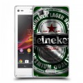 Дизайнерский пластиковый чехол для Sony Xperia L Heineken