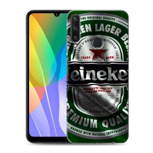 Дизайнерский пластиковый чехол для Huawei Y6p Heineken