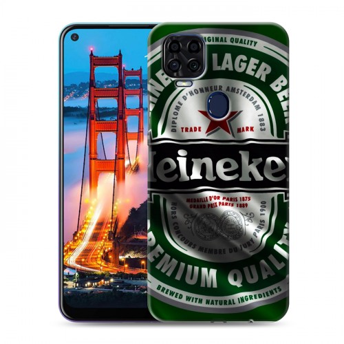 Дизайнерский пластиковый чехол для ZTE Blade V2020 Heineken