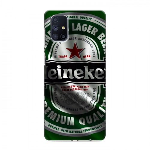 Дизайнерский пластиковый чехол для Samsung Galaxy M51 Heineken