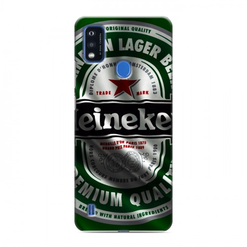 Дизайнерский силиконовый чехол для ZTE Blade A51 Heineken