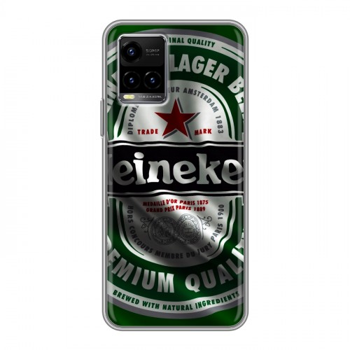 Дизайнерский силиконовый чехол для Vivo Y33s Heineken