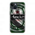 Дизайнерский пластиковый чехол для Iphone 14 Heineken