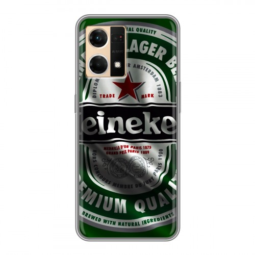 Дизайнерский силиконовый чехол для OPPO Reno7 Heineken