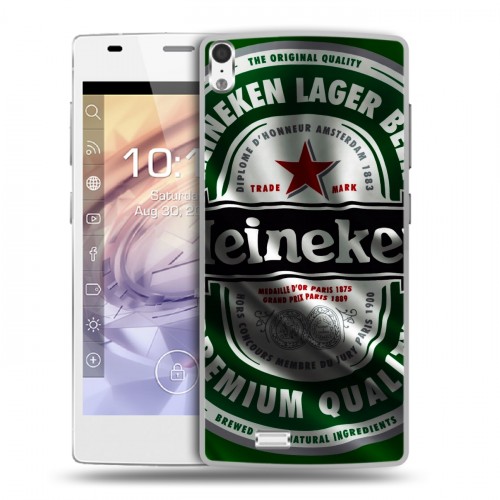 Дизайнерский пластиковый чехол для Prestigio Grace Heineken