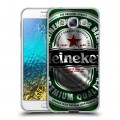 Дизайнерский пластиковый чехол для Samsung Galaxy E5 Heineken