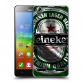 Дизайнерский пластиковый чехол для Lenovo A6000 Heineken