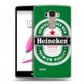 Дизайнерский силиконовый чехол для LG G4 Stylus Heineken