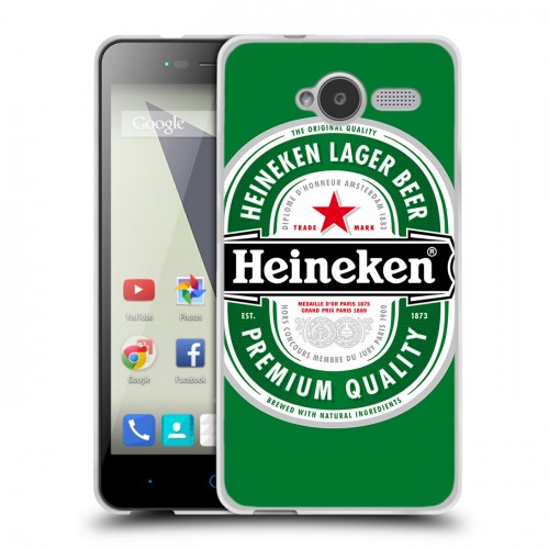 Дизайнерский пластиковый чехол для ZTE Blade L3 Heineken