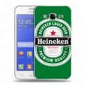 Дизайнерский силиконовый чехол для Samsung Galaxy J7 Heineken