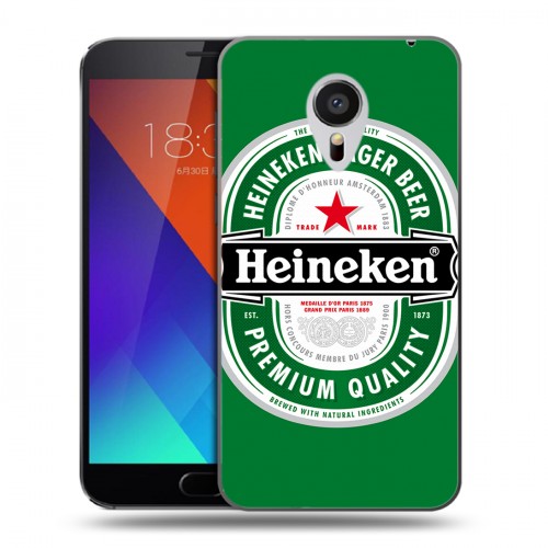 Дизайнерский пластиковый чехол для Meizu MX5 Heineken