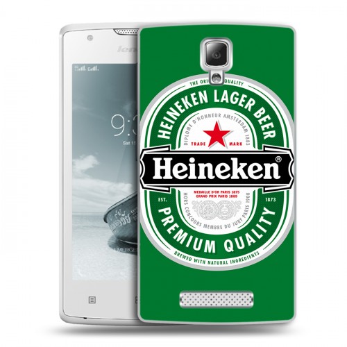 Дизайнерский пластиковый чехол для Lenovo A1000 Heineken