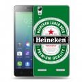 Дизайнерский силиконовый чехол для Lenovo A6010 Heineken