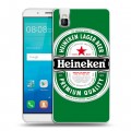 Дизайнерский пластиковый чехол для Huawei ShotX Heineken