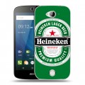 Дизайнерский силиконовый чехол для Acer Liquid Z530 Heineken